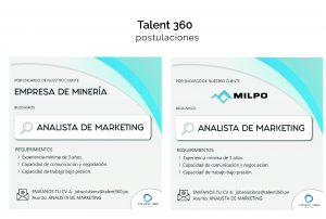 diseño de postulaciones de consulta de rrhh