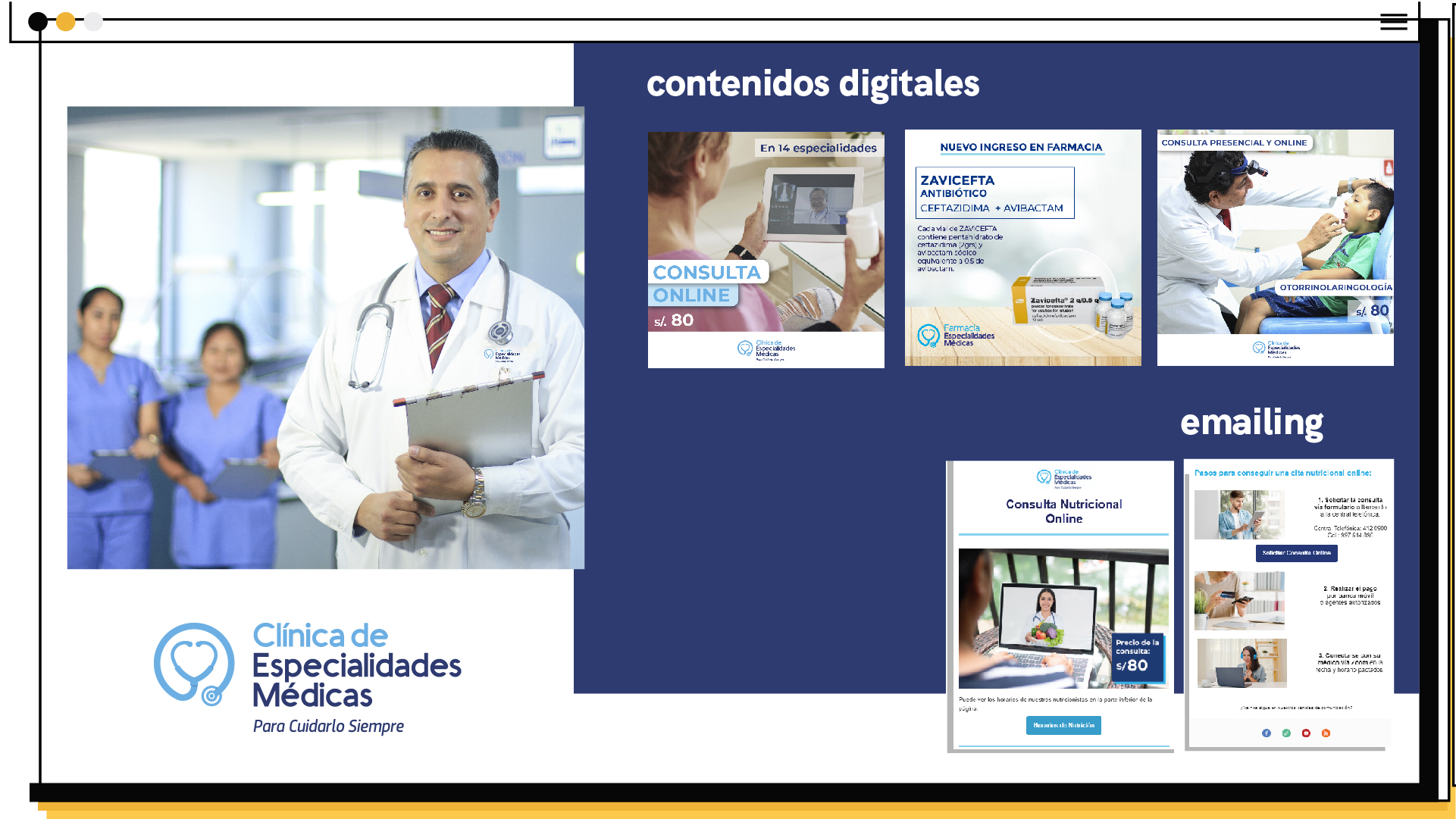 diseño grafico de marketing medico