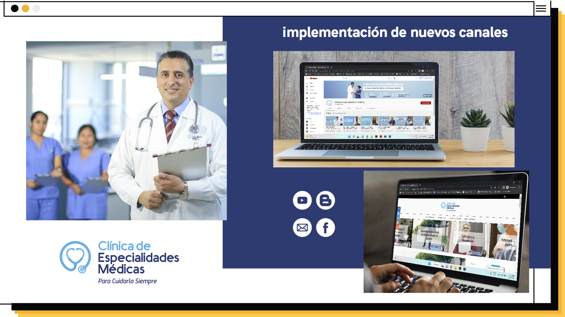 pagina web de marketing medico
