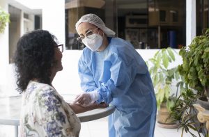 fotografía de asistencia médica a domicilio