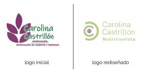 logotipo de marketing para nutricionistas